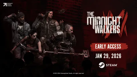 미드나잇 워커스, 1월 29일 스팀 얼리 액세스 출시