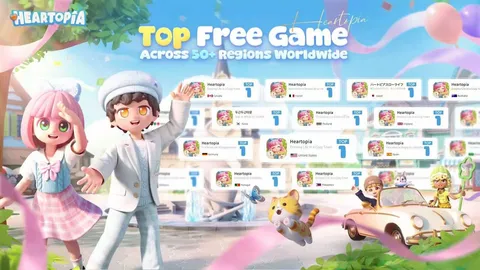 두근두근타운, 50개국 앱스토어 인기 1위 달성