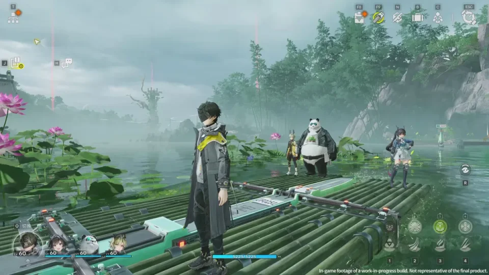 명일방주 엔드필드 오픈월드 게임플레이 스크린샷