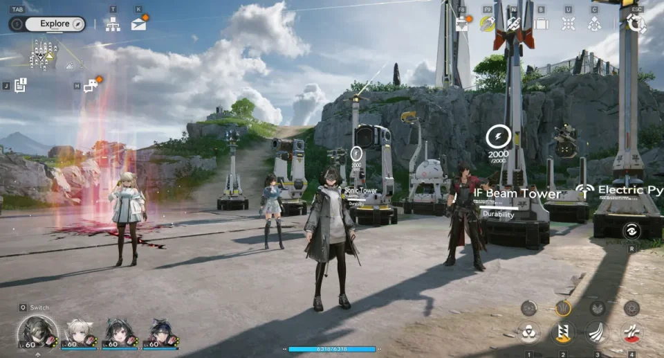 명일방주 엔드필드 오픈월드 탐험 장면 고화질 스크린샷