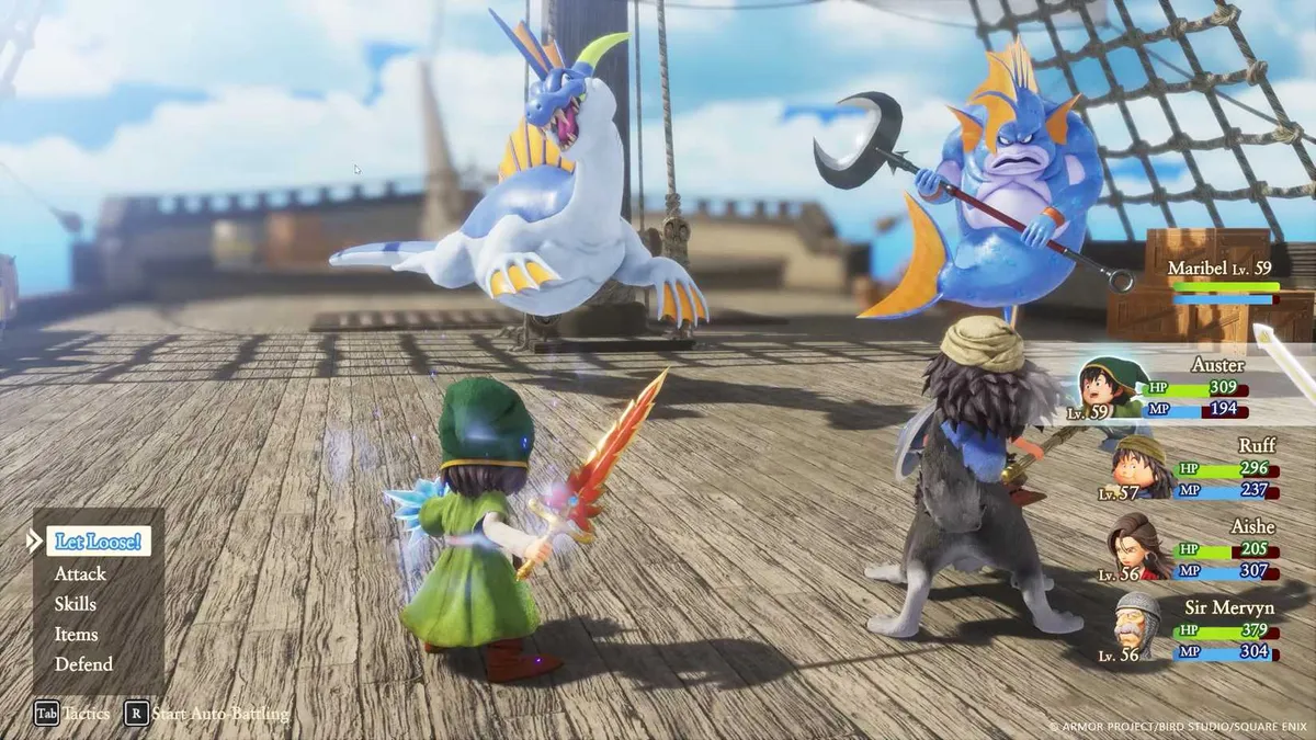 드래곤 퀘스트7 리이매진드 스토리 컷씬 장면