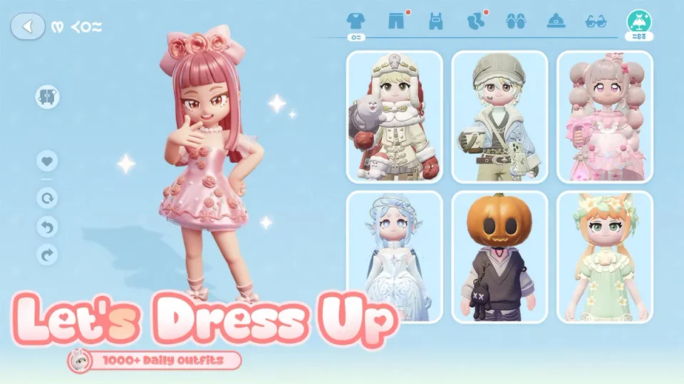 두근두근타운 캐릭터 꾸미기