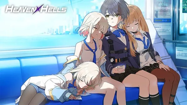 헤븐헬즈 사전등록 100만 돌파 홍보 이미지