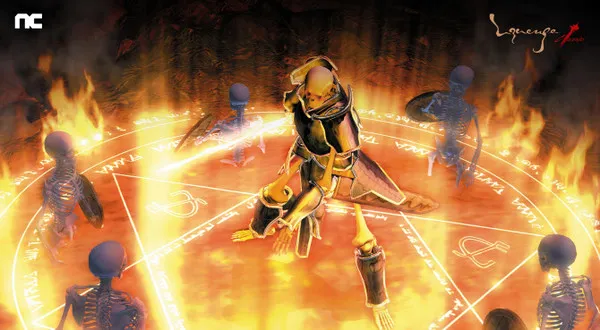 리니지 클래식 게임 플레이 스크린샷 - 도트 그래픽 2000년대 감성