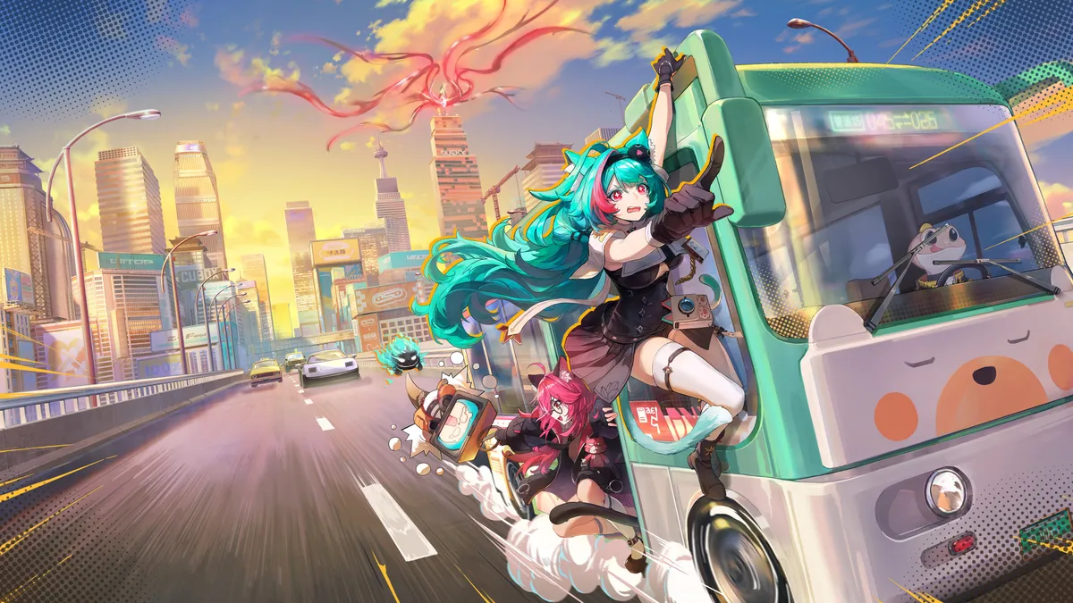 이환 Neverness to Everness 공식 키 비주얼 PS5 크로스 플랫폼