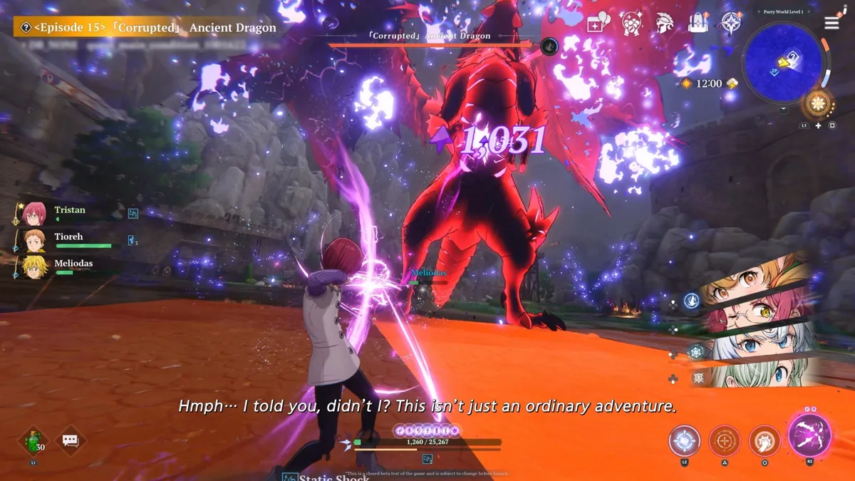 칠대죄 오리진 게임플레이