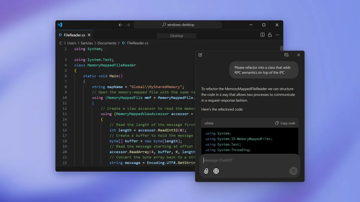 챗GPT 데스크톱 앱, 브라우저 없이 AI 쓰는 법