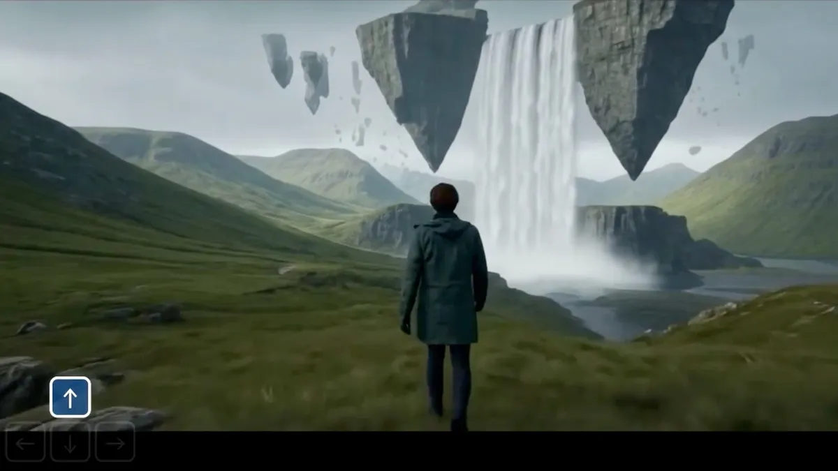 구글 딥마인드 지니3 AI 월드 모델 게임 생성 데모 화면