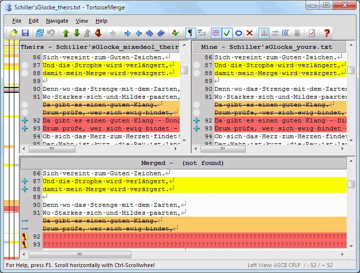 TortoiseSVN 3방향 머지 인터페이스 - SVN 중앙집중형 버전 관리의 대표 클라이언트